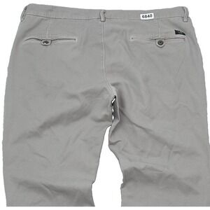 Mason’s Italy Chino Pants Light Gray Men’s 54 37x33 Slim Cotton Stretch Straight